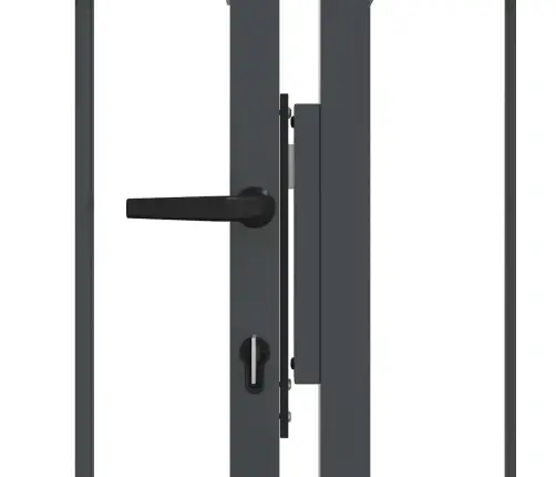 Tvora Su Kalas Ant Viršaus Pilka 305 X 100 Cm Plienas