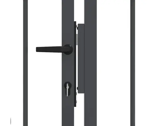 Tvora Su Kalas Ant Viršaus Pilka 305 X 150 Cm Plienas