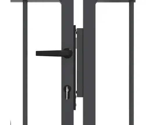 Žoga Vārti Ar Speara Augšdaļu Pelēka 404 X 150 Cm Tērauds Vidaxl