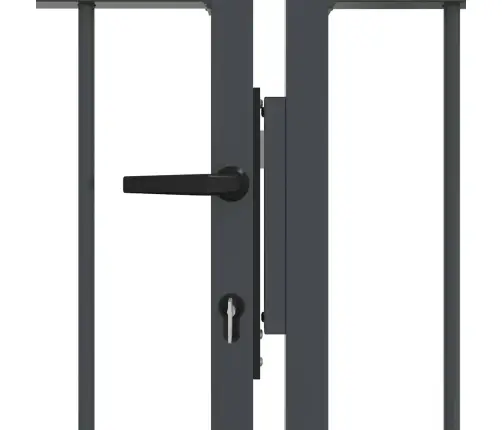 Žoga Vārti Ar Speara Augšdaļu Pelēka 404 X 175 Cm Tērauds Vidaxl