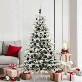 Kalėdinių Kraitės Rinkinys Su 300 Led 120 Pcs Juoda Plastmasė