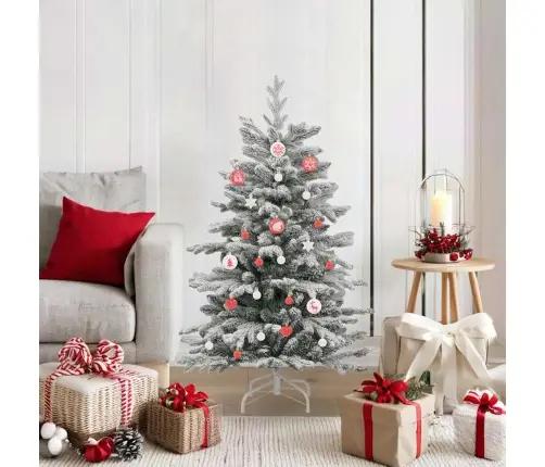 Ziemassvētku Rotājumu Komplekts 40 Pcs Sarkana Un Balta Vidaxl