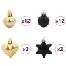 Kalėdinių Kraitės Rinkinys 40 Pcs Juodas Ir Auksinis
