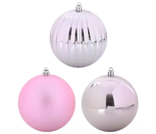 Jõulupallide Komplekt 4 Pcs Roosa