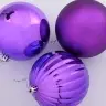 Jõulupallide Komplekt 9 Pcs Lillakas