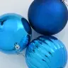 Ziemassvētku Rotājumu Komplekts 9 Pcs Zila Vidaxl