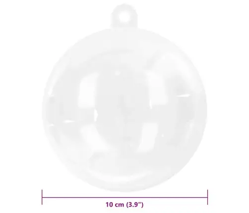 Ziemassvētku Rotājumu Komplekts 100 Pcs Ø 10 Cm Vidaxl