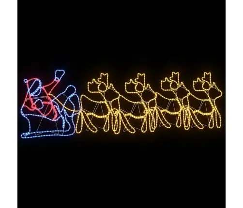 Led Ziemassvētku Dekors Daudzkrāsains 69 X 79 Cm Pvc Vidaxl