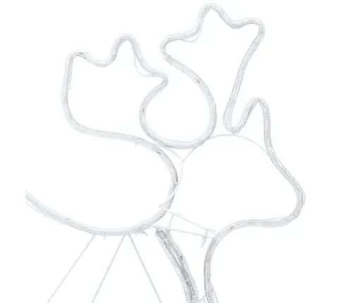 Led Ziemassvētku Dekors Daudzkrāsains 69 X 79 Cm Pvc Vidaxl