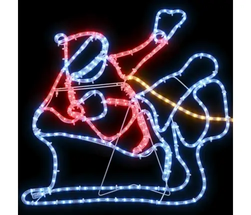 Led Ziemassvētku Dekors Daudzkrāsains 69 X 79 Cm Pvc Vidaxl