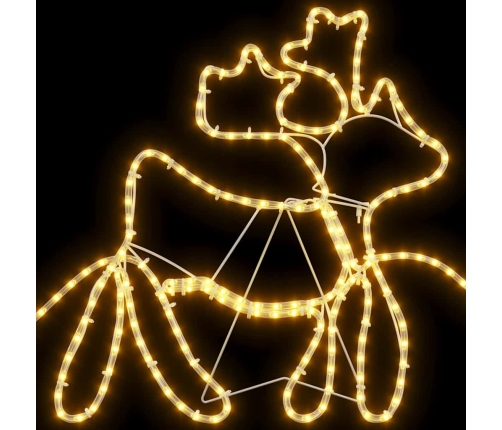 Led Ziemassvētku Dekors Daudzkrāsains 69 X 79 Cm Pvc Vidaxl