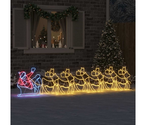 Led Ziemassvētku Dekors Daudzkrāsains 69 X 79 Cm Pvc Vidaxl