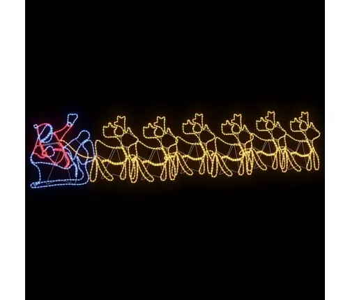 Led Ziemassvētku Dekors Daudzkrāsains 69 X 79 Cm Pvc Vidaxl