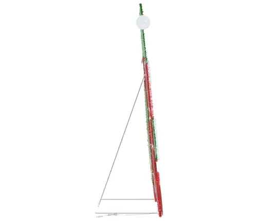 Valgustatud Jõuluvana Soe Valge 62 X 70 Cm Sädelus Kangas