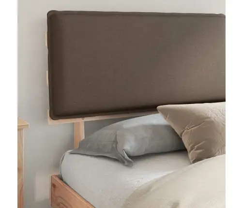 Lovo Rėmas Su Apmuštu Galvūgaliu Taupe 200 X 200 Cm