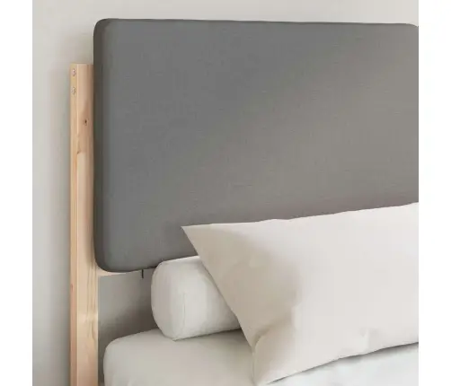 Lovo Rėmas Su Apmuštu Galvūgaliu Šviesiai Pilka 150 X 200 Cm