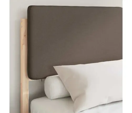 Lovo Rėmas Su Apmuštu Galvūgaliu Taupe 150 X 200 Cm
