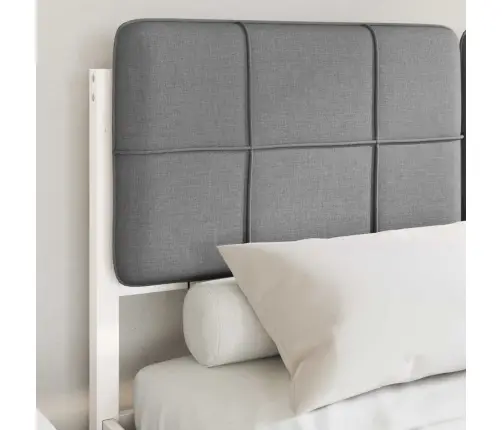 Lovo Rėmas Su Apmuštu Galvūgaliu Šviesiai Pilka 160 X 200 Cm