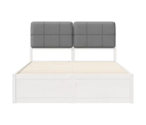 Lovo Rėmas Su Apmuštu Galvūgaliu Šviesiai Pilka 160 X 200 Cm