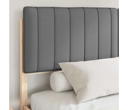 Voodiraam Pehme Peatoega Peaga Tumehall 160 X 200 Cm Tahke Mänd