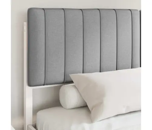Lovo Rėmas Su Apmuštu Galvūgaliu Šviesiai Pilka 150 X 200 Cm