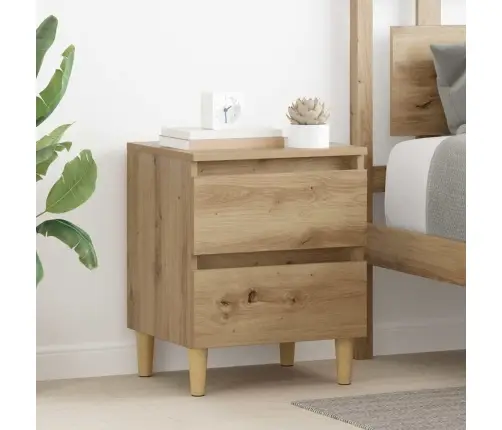 Gultas Skapji Ar Atvilktni 2 Pcs Artisānā Ozols 40 X 35 X 50 Cm Vidaxl