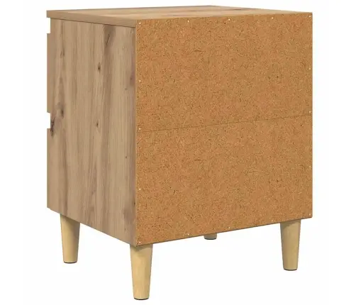 Gultas Skapji Ar Atvilktni 2 Pcs Artisānā Ozols 40 X 35 X 50 Cm Vidaxl