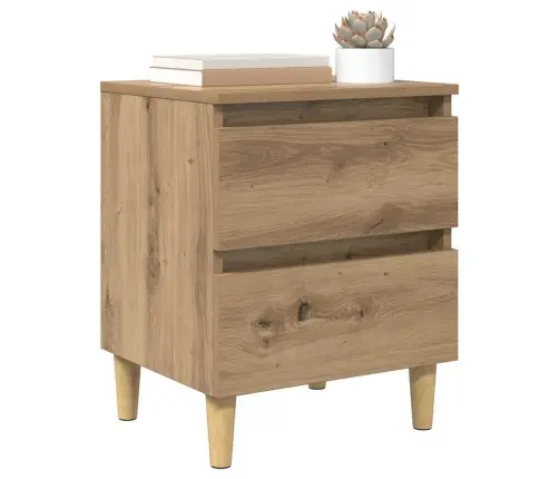 Gultas Skapji Ar Atvilktni 2 Pcs Artisānā Ozols 40 X 35 X 50 Cm Vidaxl