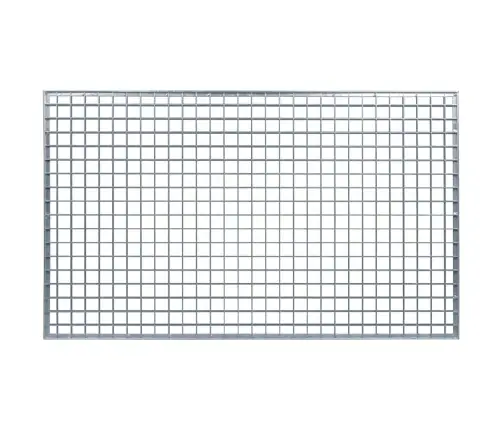 Grotelės Sidabro 30 X 30 X 2 Cm Karštojo Cinkavimo Plienas