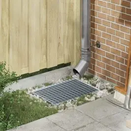 Restes Sudraba 50 X 35 X 2 Cm Karsti Cinkots Tērauds Vidaxl