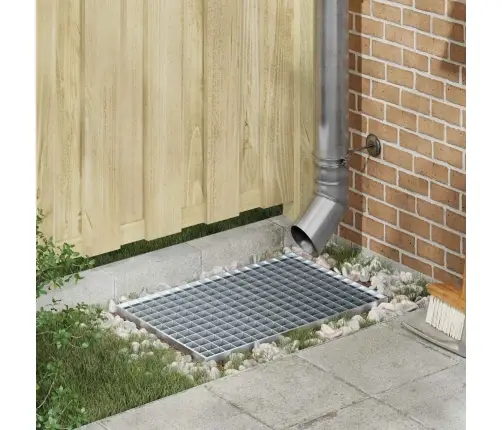 Restes Sudraba 60 X 40 X 2 Cm Karsti Cinkots Tērauds Vidaxl