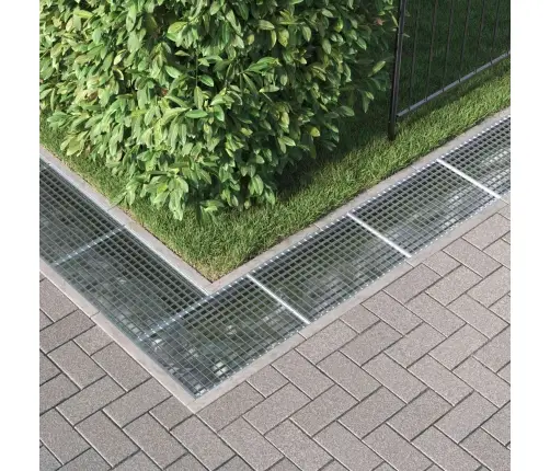 Restes Sudraba 60 X 40 X 2 Cm Karsti Cinkots Tērauds Vidaxl