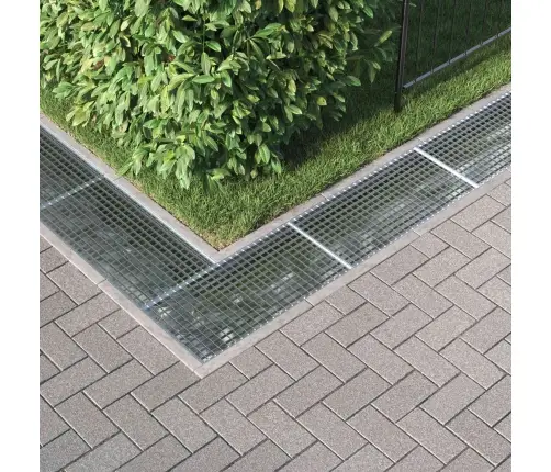 Grotelės Sidabro 80 X 40 X 2 Cm Karštojo Cinkavimo Plienas