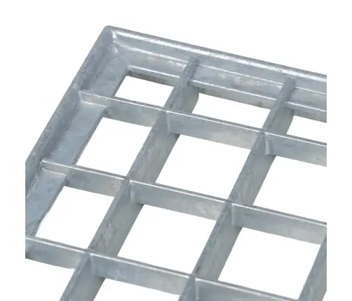 Restes Sudraba 60 X 60 X 2 Cm Karsti Cinkots Tērauds Vidaxl