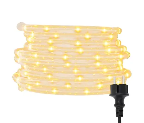 Virvju Gaisma Su 2400 Led Silti Balts 100 M Pvc Vidaxl