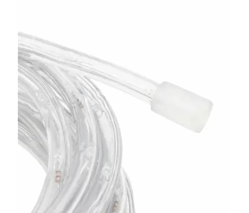 Virvju Gaisma Su 2400 Led Auksti Balts 100 M Pvc Vidaxl