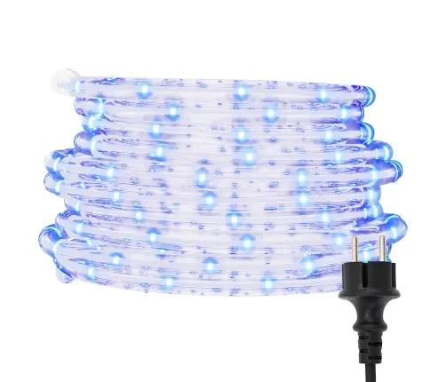 Virvju Gaisma Su 2400 Led Auksti Balts 100 M Pvc Vidaxl