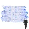 Virvju Gaisma Su 2400 Led Auksti Balts 100 M Pvc Vidaxl