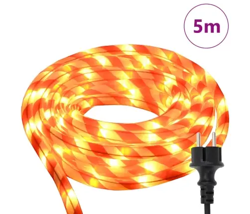 Virvju Gaisma Su 120 Led Silti Balts 5 M Pvc Vidaxl
