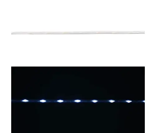 Virvju Gaisma Su 120 Led Auksti Balts 5 M Pvc Vidaxl
