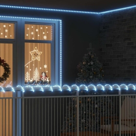 Virvju Gaisma Su 120 Led Auksti Balts 5 M Pvc Vidaxl