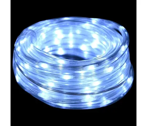 Virvju Gaisma Su 240 Led Auksti Balts 10 M Pvc Vidaxl