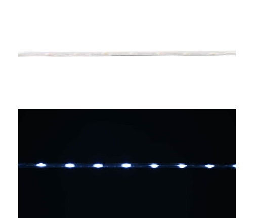 Virvju Gaisma Su 480 Led Auksti Balts 20 M Pvc Vidaxl