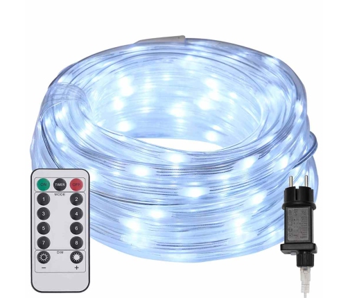 Virvju Gaisma Su 480 Led Auksti Balts 20 M Pvc Vidaxl
