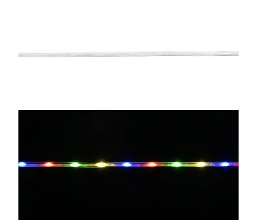 Virvju Gaisma Su 1200 Led Daudzkrāsains 50 M Pvc Vidaxl