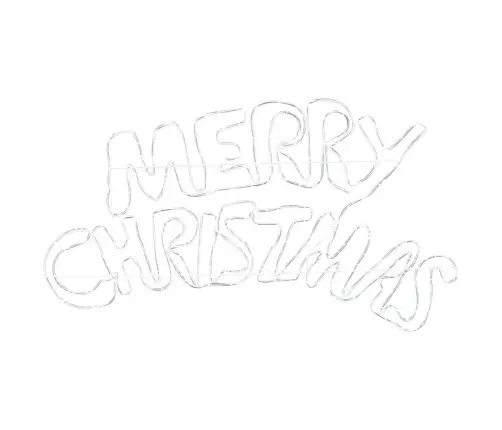 Ziemassvētku Zīme Su 240 Led Daudzkrāsains 100 X 50 Cm Pvc Vidaxl