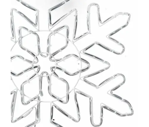 Ziemassvētku Sniegpārsla Zila 55.5 X 55.5 X 0.75 Cm Pvc Vidaxl