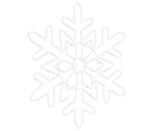Ziemassvētku Sniegpārsla Zila 55.5 X 55.5 X 0.75 Cm Pvc Vidaxl