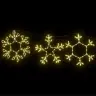 Kalėdinis Snaigė Su 252 Led Šilta Balta 45 X 38 Cm Pvc
