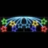 Ziemassvētku Zvaigzne Su 432 Led Daudzkrāsains 180 X 57 Cm Pvc Vidaxl